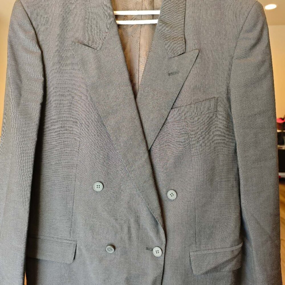 authentic Christian Dior Men's suit coat grey size 51 talle